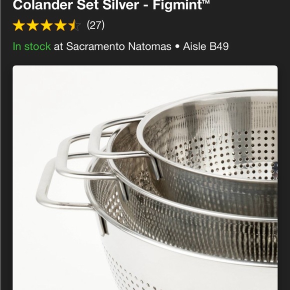 Ew Figmint Colander set - Picture 3 of 4